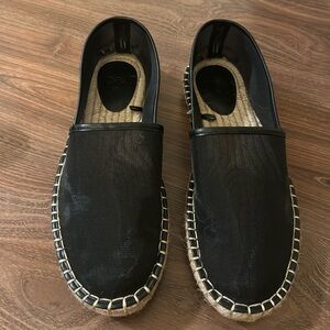 Zara mesh espadrilles.